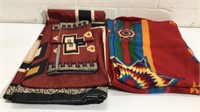 Aztec Pattern Throw Blanket & Duvet Cover M10C