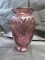 Vintage Fenton Purple Art Glass Vase 6&3/4"