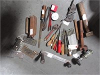 Variety of vintage tools