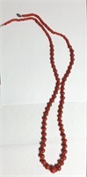 Single strand of 182 faceted off round natural