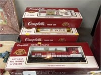Campbell's O Scale Locomotive with Freight Cars