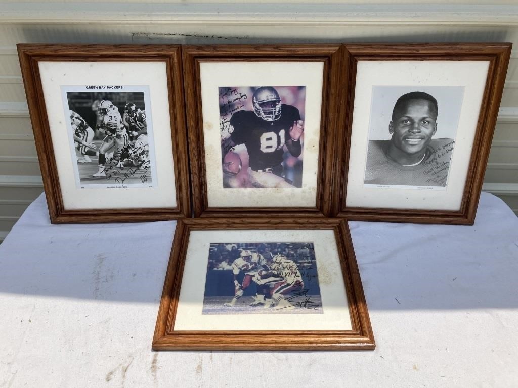 Green Bay Packers/Notre Dame Autographed Photos