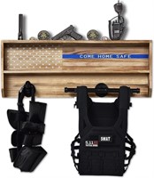 $80  Custom Wall Mounted Tactical Duty Gear Rack