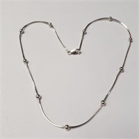 $80 Silver 16" Necklace