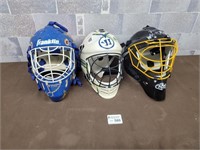 3 Floor hockey goalie masks