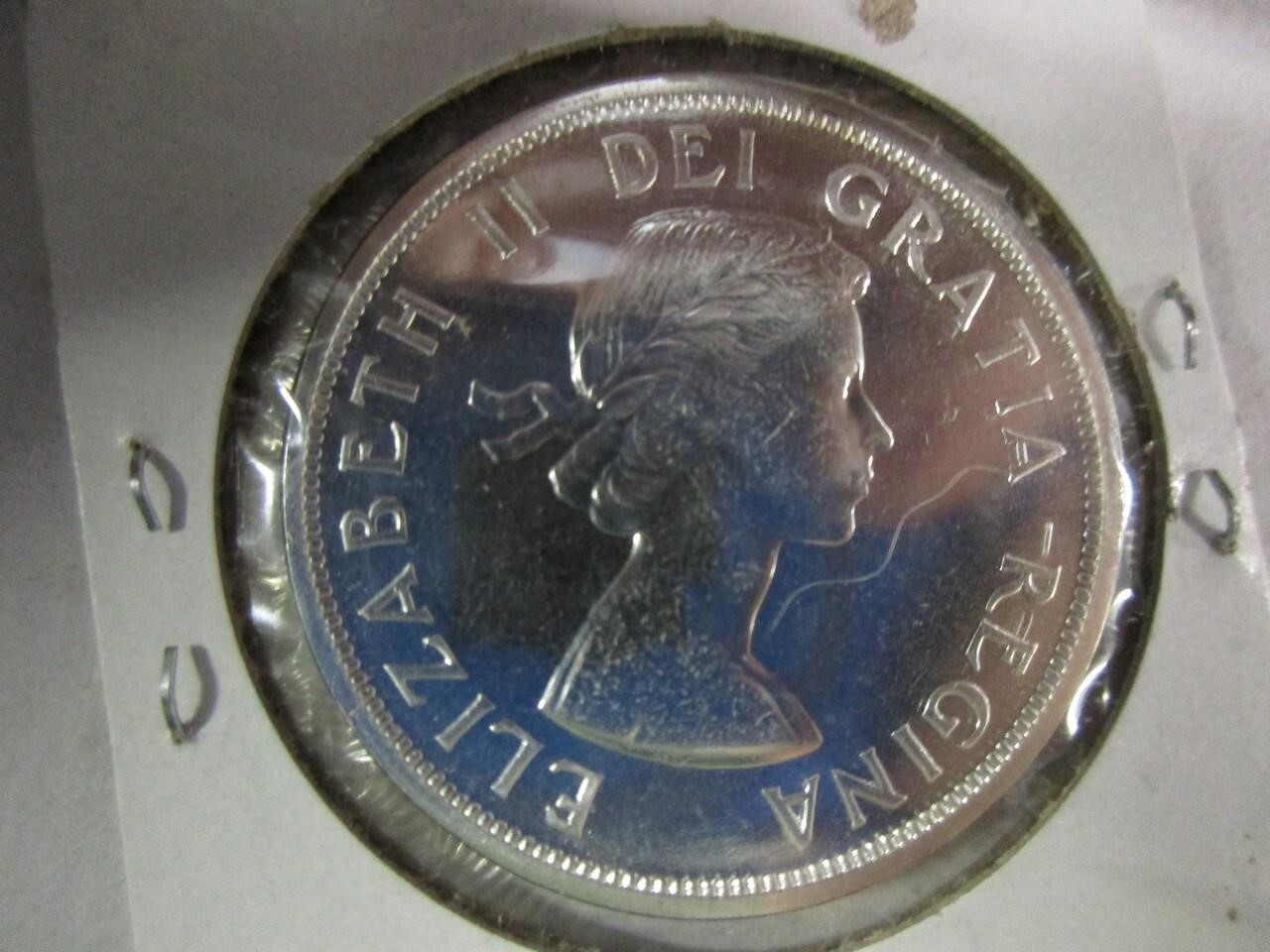 1963 Canada Silver Dollar .800