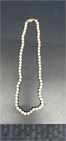 Vintage Pearl Style Necklace with plated Clasp