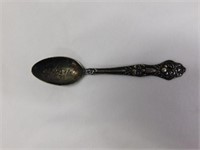 Sterling demi spoon, Los Angeles script in bowl