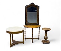 Small Furniture Group w/ Mirror, Tables, Stand