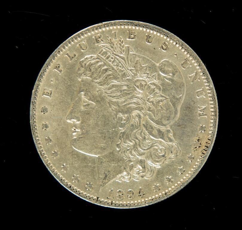 Coin 1894-O Morgan Silver Dollar-XF