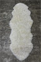 Gorgeous Creamy White Sheepskin Rug