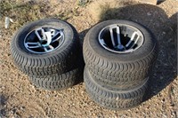 (4) Load Star 205/65R10 Tires & Rims #