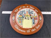 German welcome to our home plaque