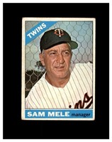 1966 Topps #3 Sam Mele VG