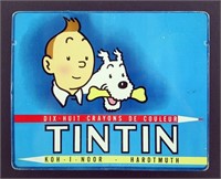 Boite à crayons en métal Tintin (Années 60)