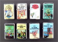 Tintin. Lot de 26 briquets (Qbak)