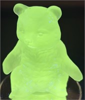 Viking Satin Glowy Sitting Bear Uv Reactive Under