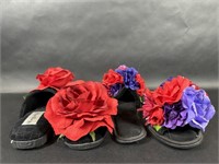Bonjour Fleurette Floral House Shoes & Floral Flat