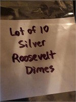 10 Silver Roosevelt Dimes