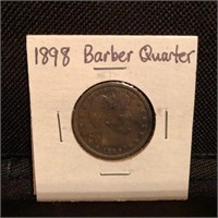 1898 Barber Quarter