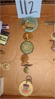 Vintage Button / Pin Lot
