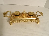 Gilt bronze Inkwell