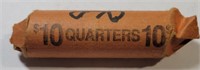$10 Roll of Unsearched Silver Washington Qtrs **