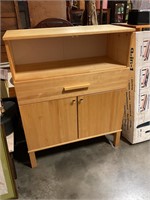 Cabinet with drawer and two shelves 38” w by 48” t