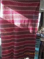 Handmade Pinks Crocheted Blanket Throw