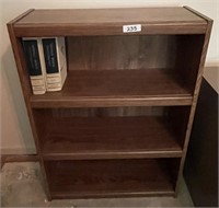 Nice pressed wood bookcase 30" x 12" x 42" h