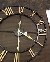 Clock - Black and Gold