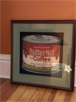 Butter-Nut Coffee Tin Framed Print