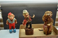 3 Vintage Battery Operated Animated Toys