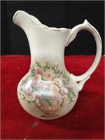 Vintage Pitcher From Belks 10" Tall