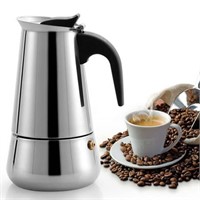Delaman Stainless Steel Coffee Maker Moka Pot for