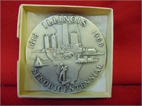 (1) 1968 IL Sesquicentennial Medal