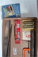 (5) Files, (4) C-Clamps, Leather Repair Kit