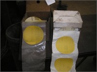 2 PARTIAL BOXES OF ADHESIVE GRINDING PADS