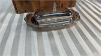 WM Rogers Silverplate Butter Dish Plate Lid w/