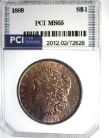 1889 Morgan PCI MS65 Great Color
