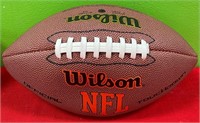 N - SIGNED WILSON NFL FOOTBALL (T41)