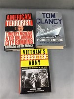 3 hardback books