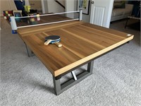 DINING TABLE W/ PING PONG ACCESSORIES