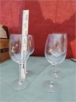 Set of 4 Wine Glasses 8''