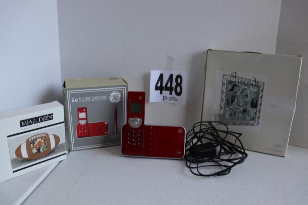 GE Digital Cordless Phone with Picture Frames
