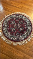 Round Oriental Carpet