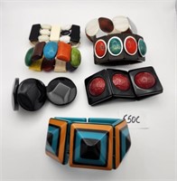 7 Bold Funky Stretch Bracelets