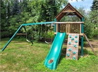 Outdoor playscape. Buyer must disassemble and