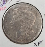 1897-S Morgan Silver Dollar, Higher Grade