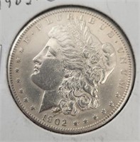 1902-O Morgan Silver Dollar, Higher Grade